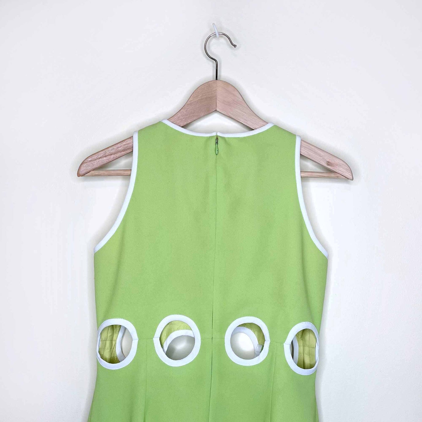 vintage 1995 laundry by shelli segal mod cut-out dress - size 6