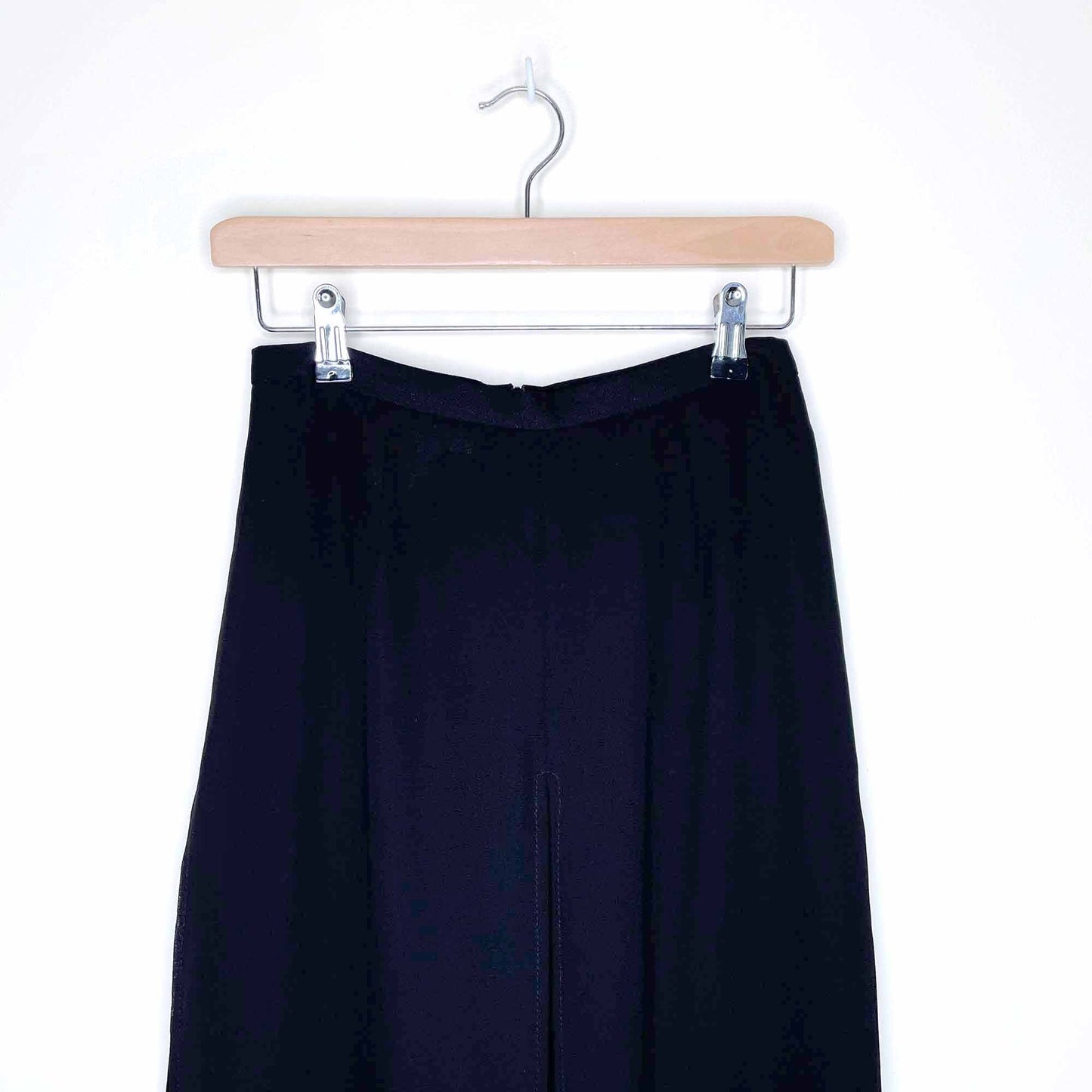 vintage laura ultra high rise chiffon layer wide leg dress pants - size 4