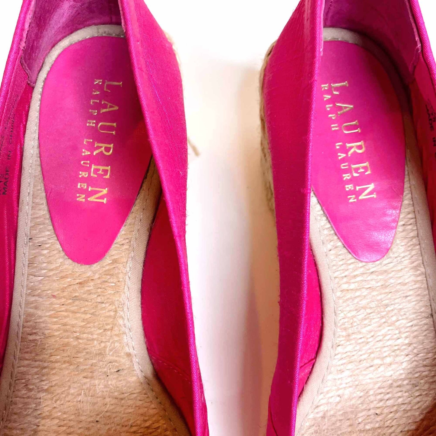 Lauren Ralph Lauren Cecelia wedge espradilles - size 7