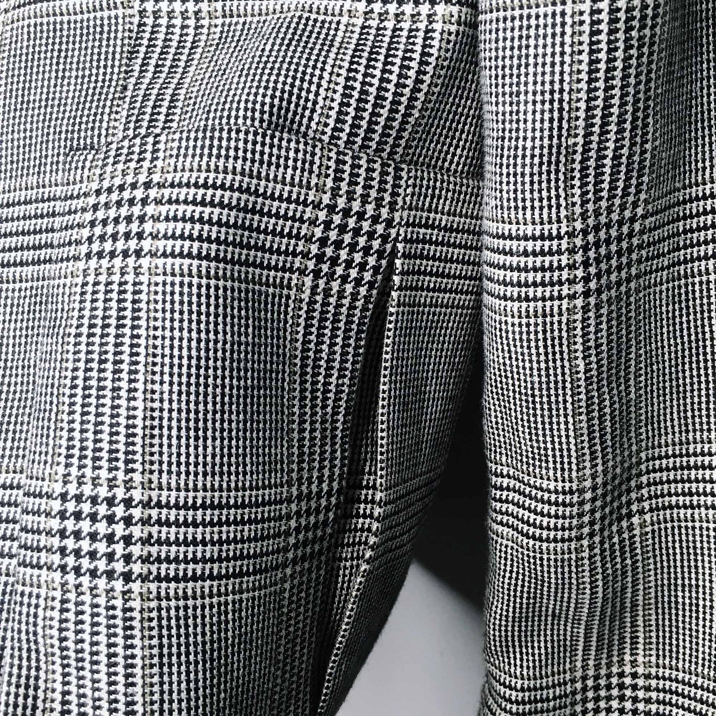 Lauren Ralph Lauren houndstooth wool-linen blazer - size 20W
