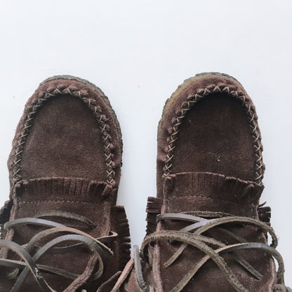 Laurentien Chief Suede Moccasins - size 7