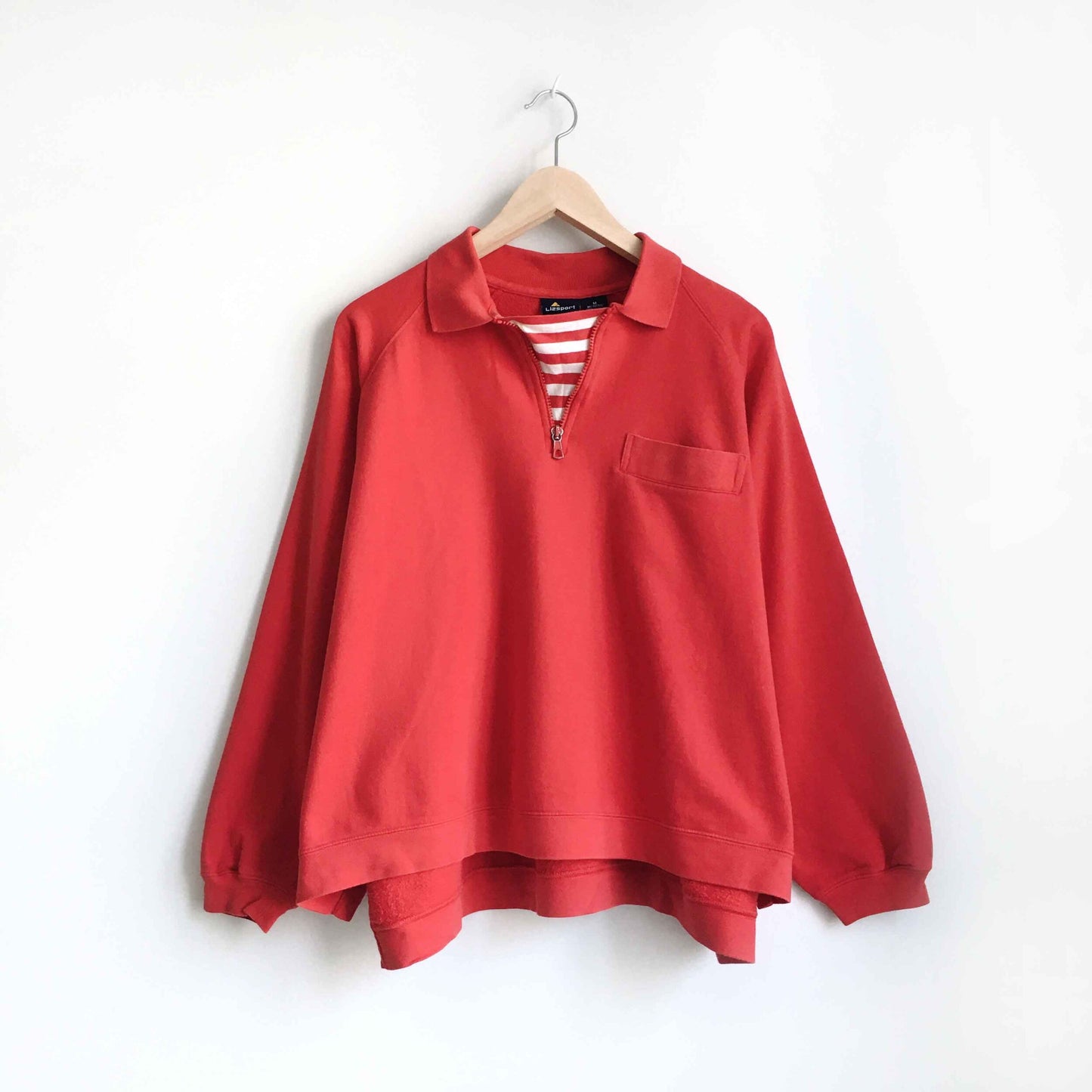 Vintage Liz Claiborne 1/4 zip collared sweatshirt - size Medium