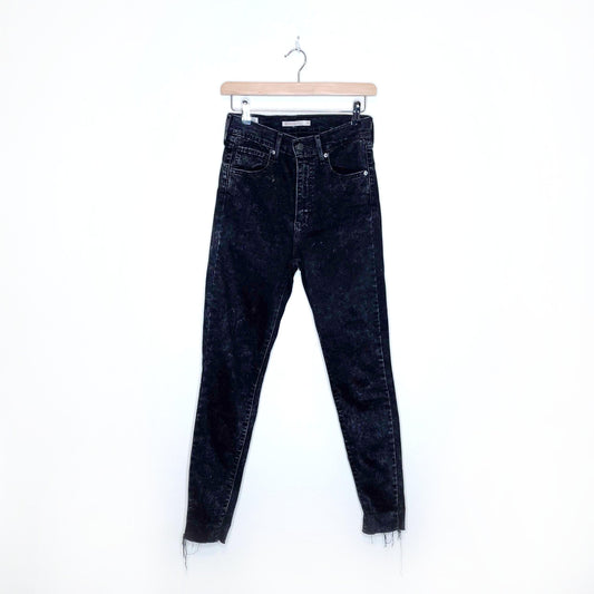 levi's mile high skinny jean in acid wash - size 27