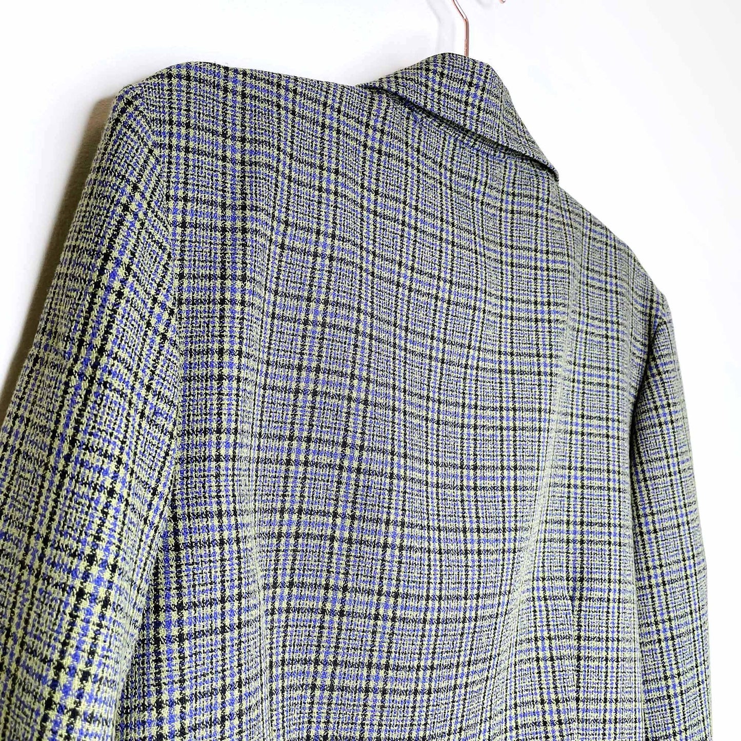 vintage y2k le chateau clueless plaid cropped jacket - size medium