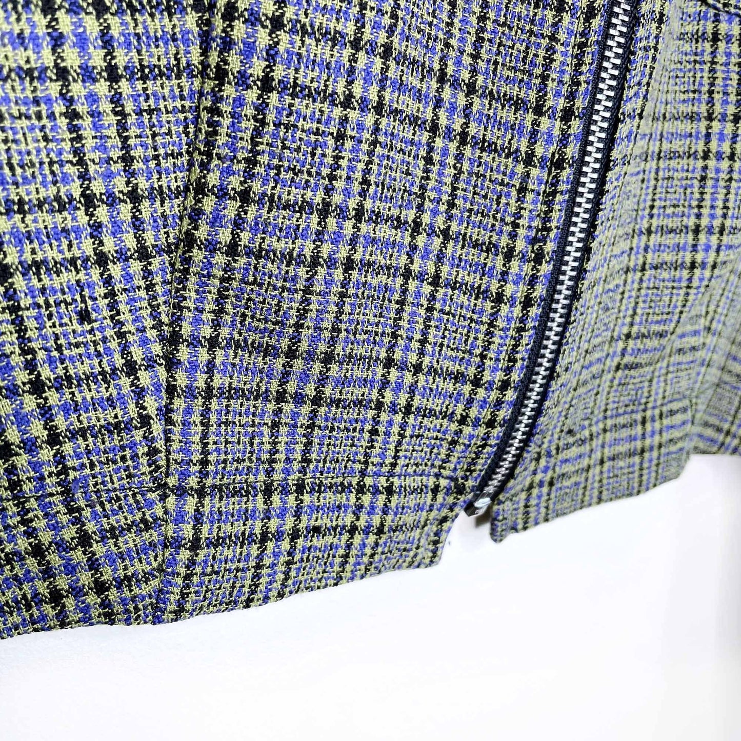 vintage y2k le chateau clueless plaid cropped jacket - size medium