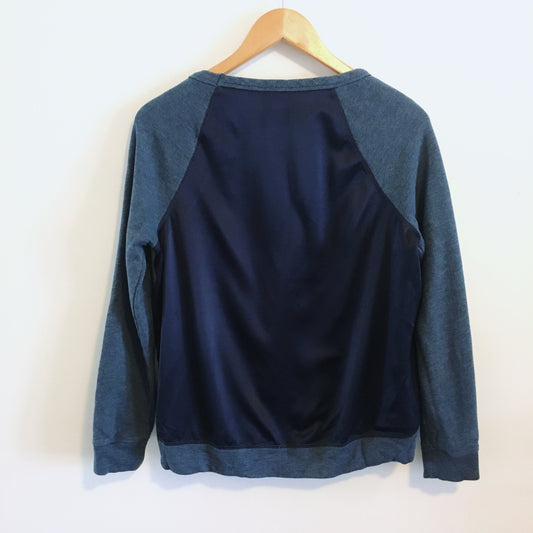 Leifnotes Anthropologie Sweatshirt Sequin Birds - size Small