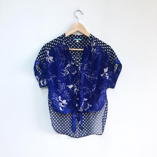 Leifnotes Times Two hi lo Blouse - size 0