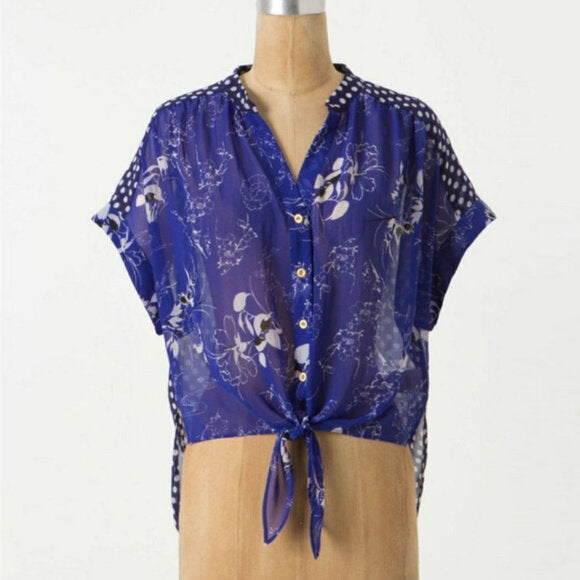 Leifnotes Times Two hi lo Blouse - size 0