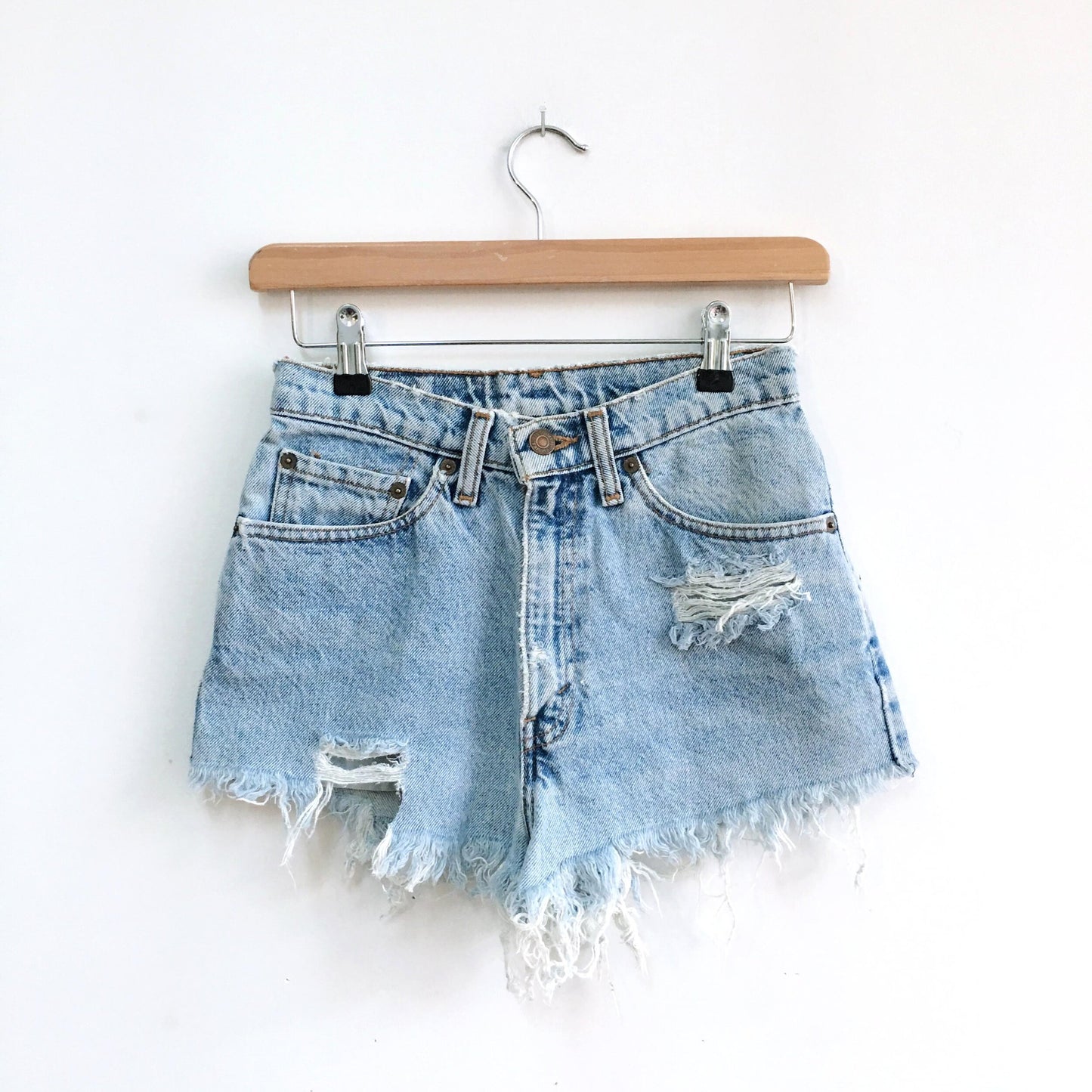 Levi's high rise cut-off shorts - size 7