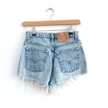 Levi's high rise cut-off shorts - size 7
