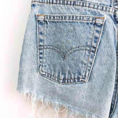 Levi's high rise cut-off shorts - size 7