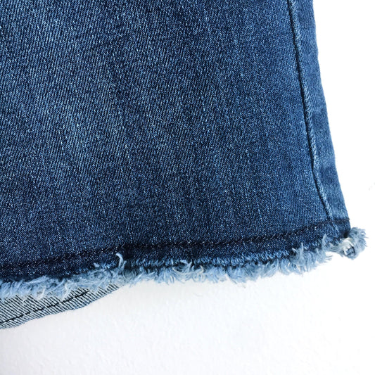 Levi's cut-off jean shorts - size 8