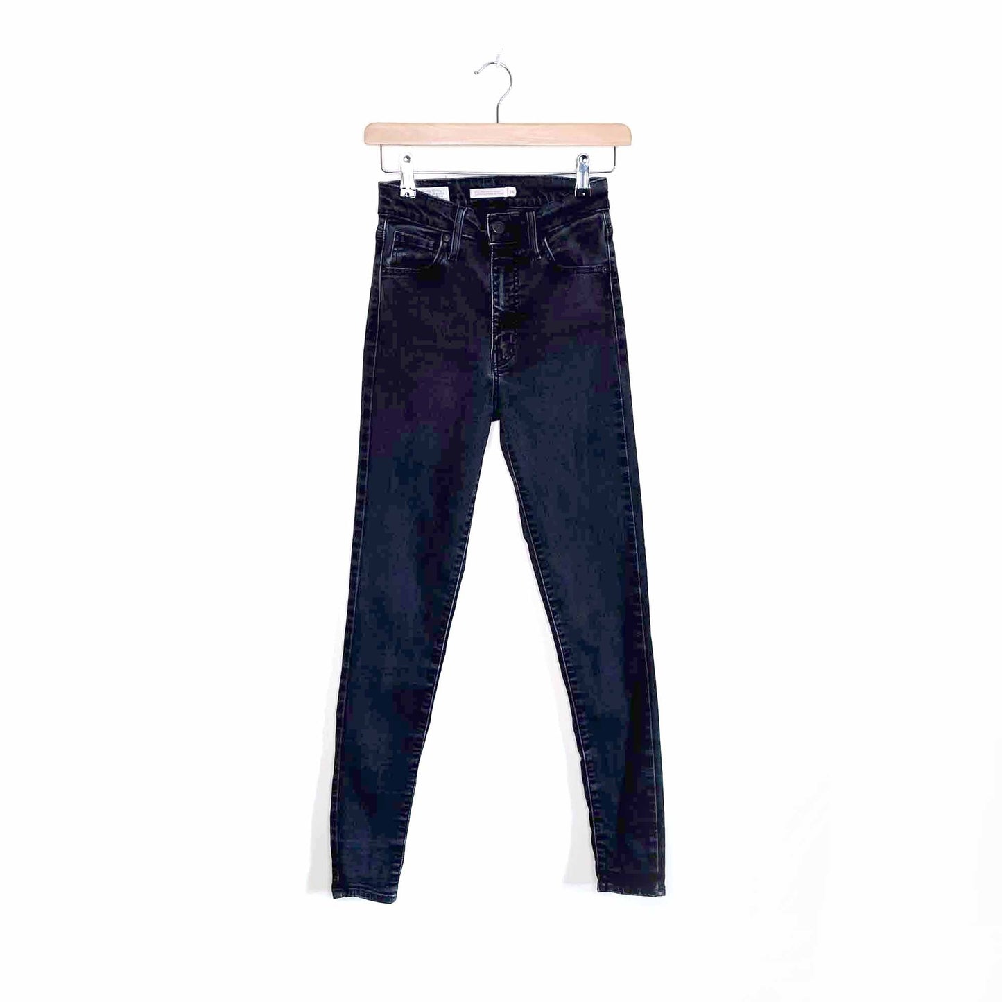 levi's mile high super skinny in faded ink - size 26