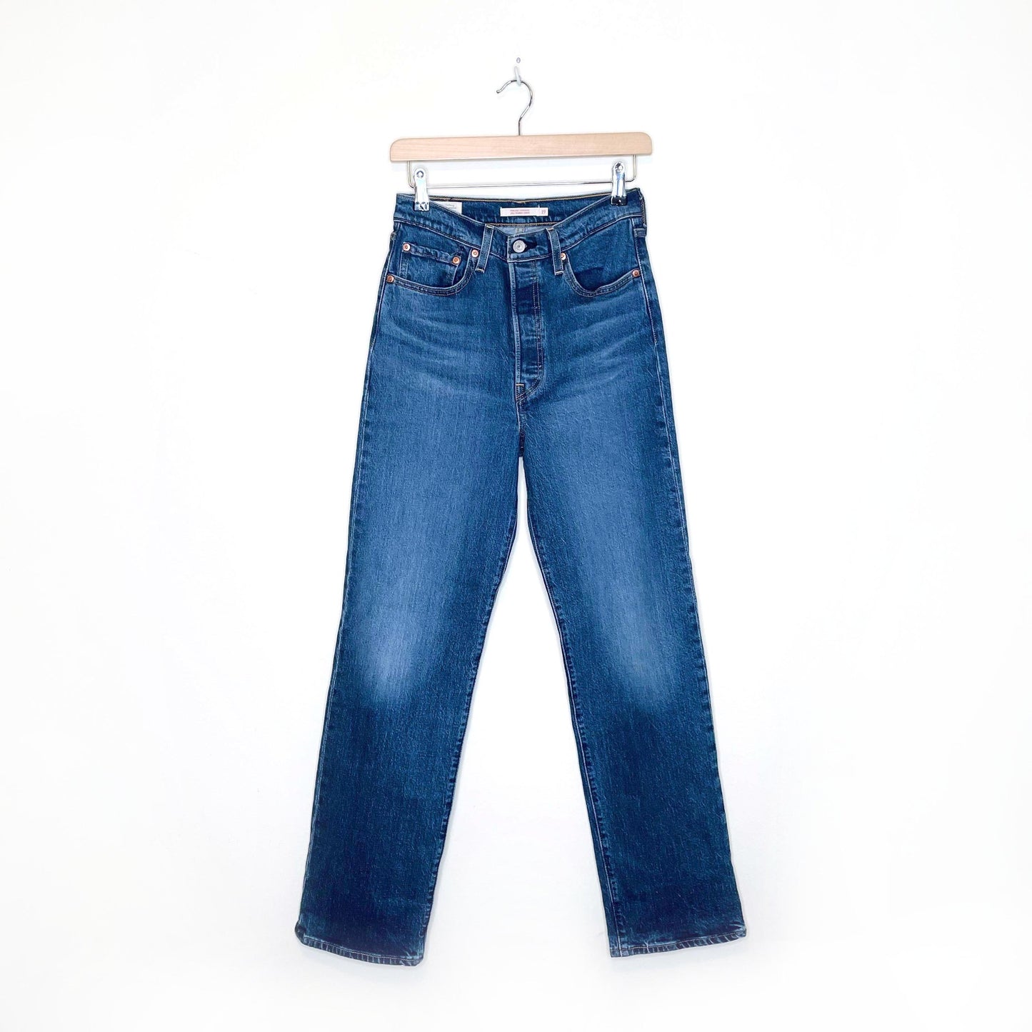 nwot levi's aritzia ribcage straight jeans - size 27
