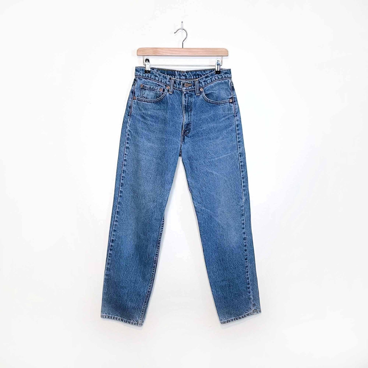 levi's 555 rare 'guys fit' relaxed high rise 90's jeans - size 32 (fits like a 27/28)