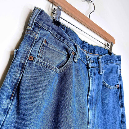 levi's 550 men's medium wash tapered jeans - size 34x32