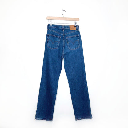 nwot levi's aritzia ribcage straight jeans - size 27