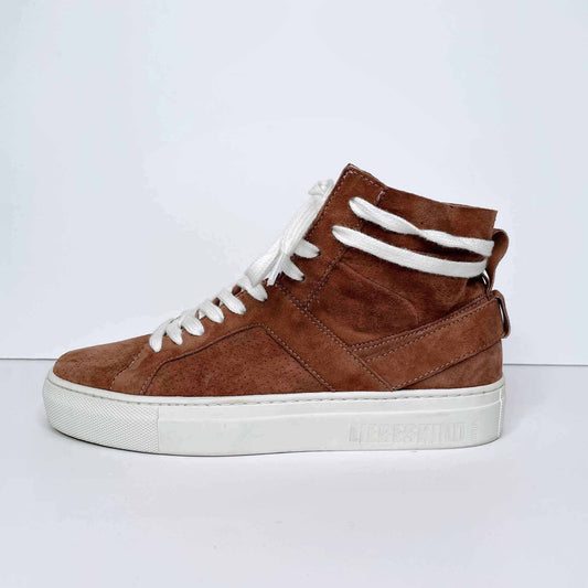 liebeskind berlin suede high top trainers - size 36