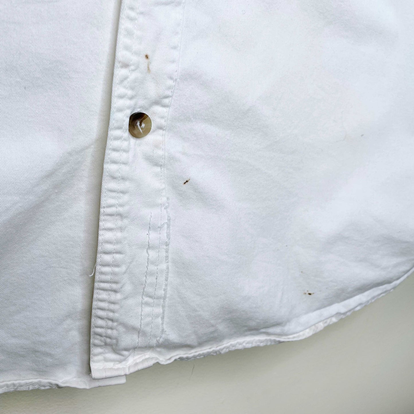 vintage arizona bike week 2012 cut off button down shirt - size large