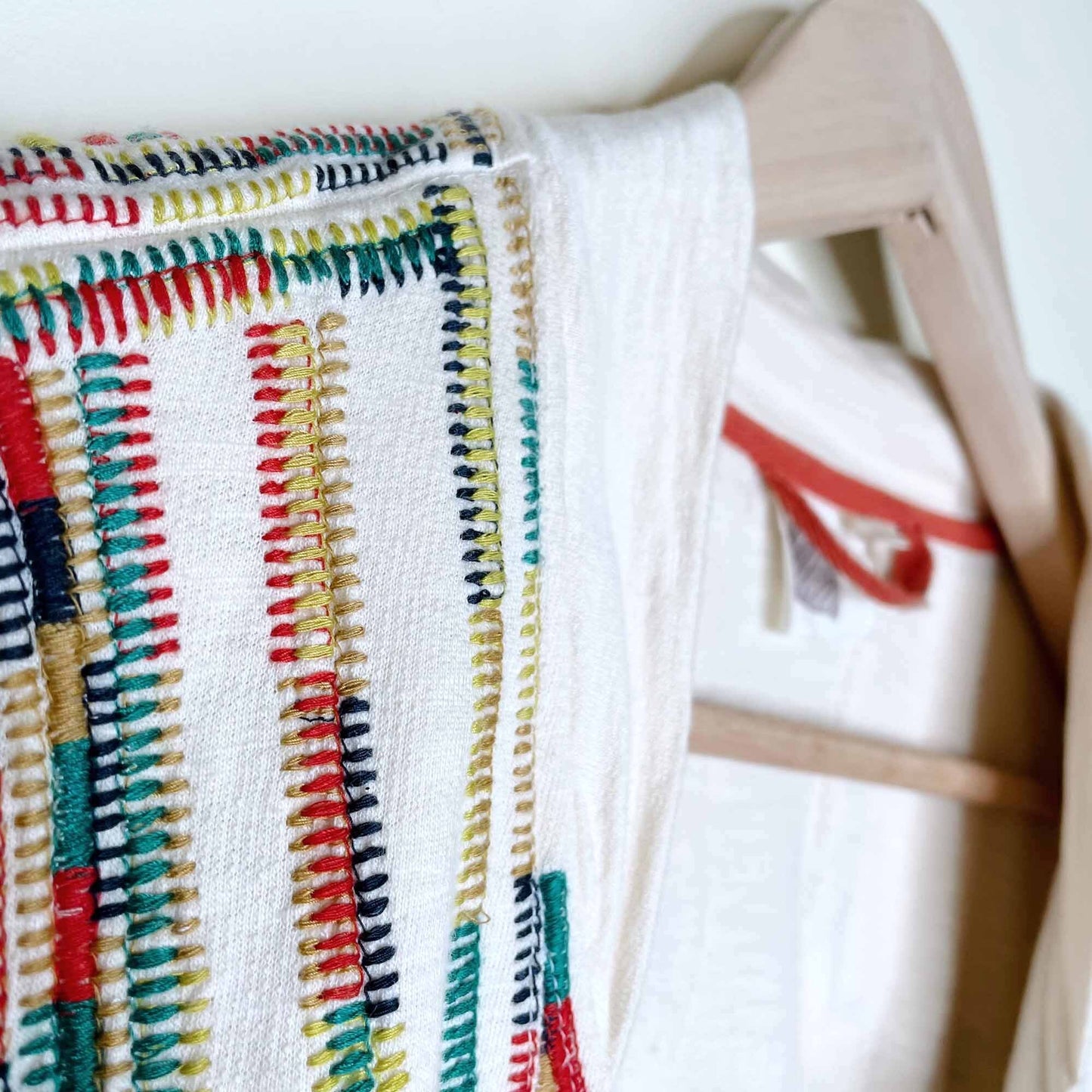 anthropologie lilka boho embroidered peplum jacket - size large