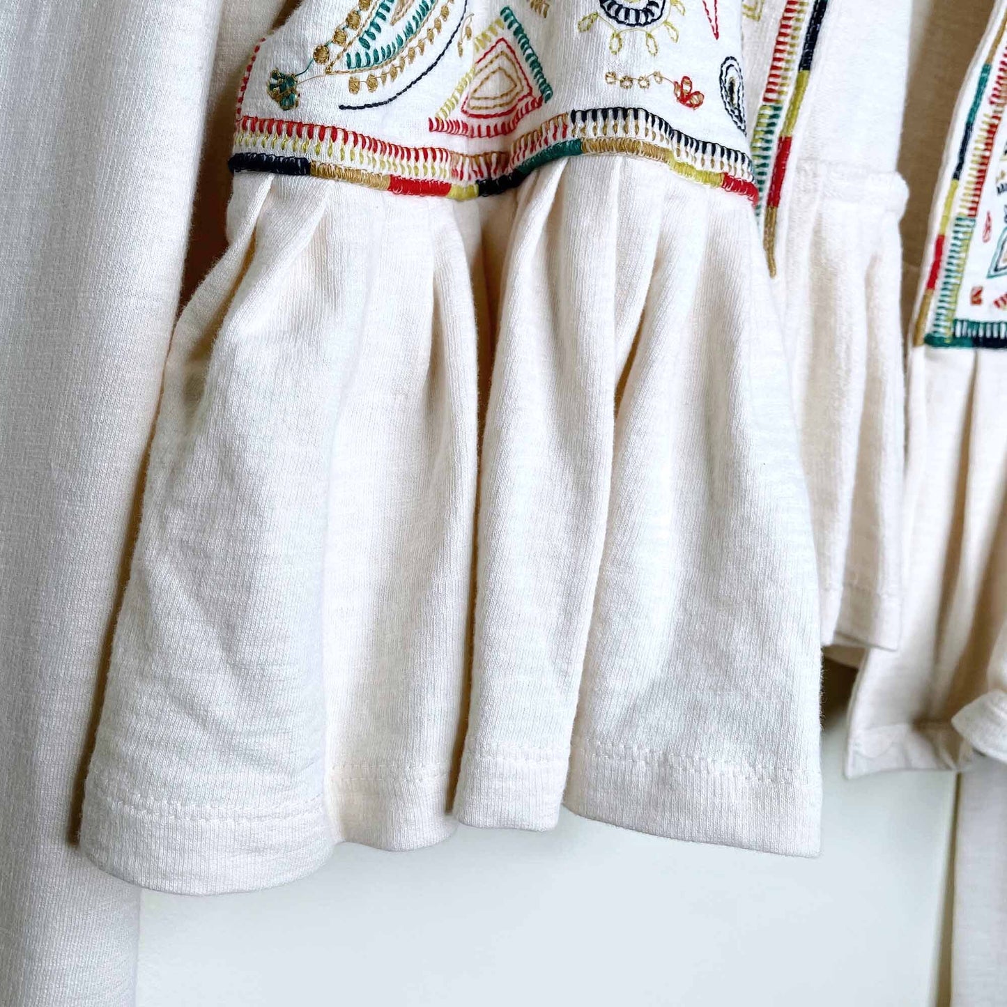 anthropologie lilka boho embroidered peplum jacket - size large