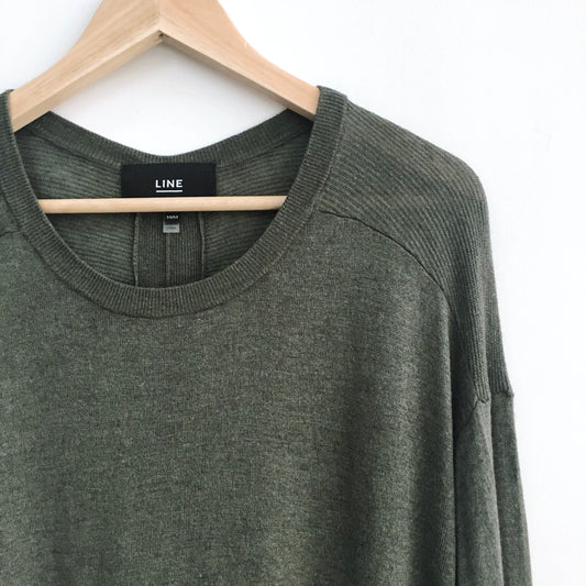 LINE Cashmere Blend Sweater - size Medium