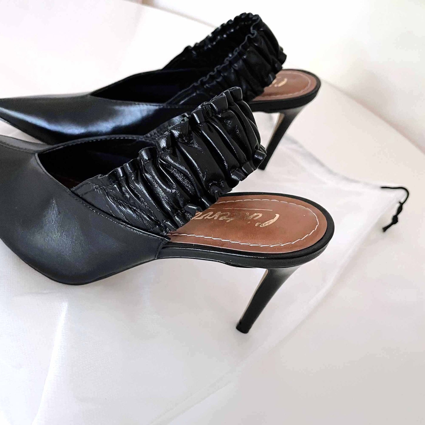 nwt l'intervalle geranium slingback leather pumps - size 9