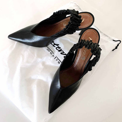 nwt l'intervalle geranium slingback leather pumps - size 9