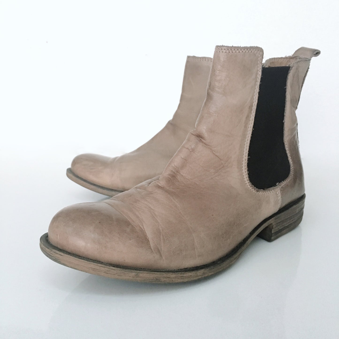 Little Burgandy Clara Chelsea Boots - size 38