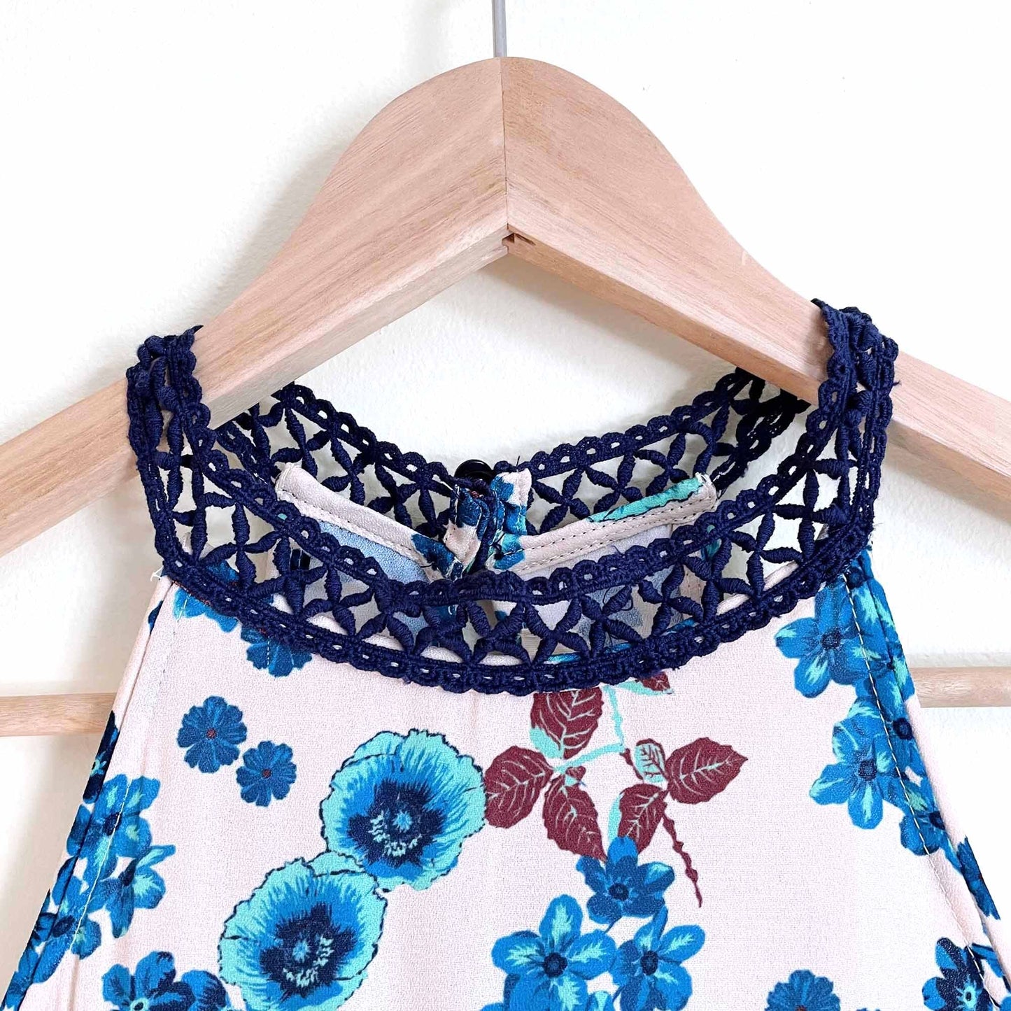 Living Doll halter floral maxi dress - size 1