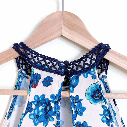 Living Doll halter floral maxi dress - size 1