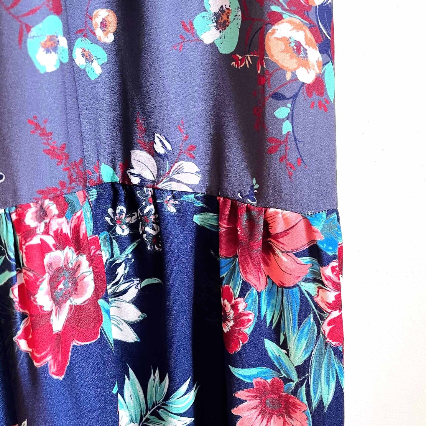 Living Doll halter floral maxi dress - size 1