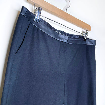 elizabeth and james butter leather trim trouser - size 6