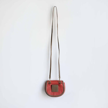 vintage liz claiborne leather cross body belt bag