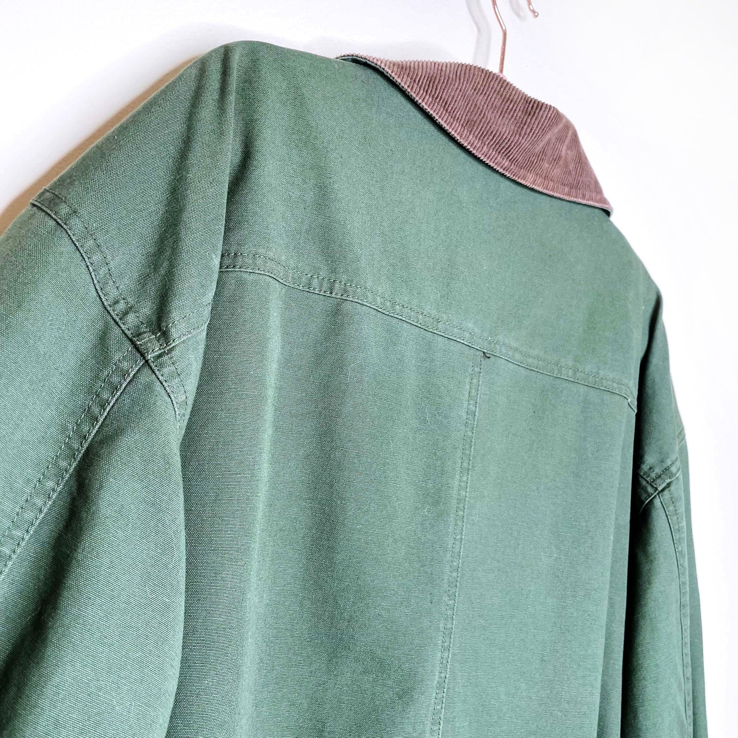 vintage men's ll bean flannel lined field jacket - size xxl tall