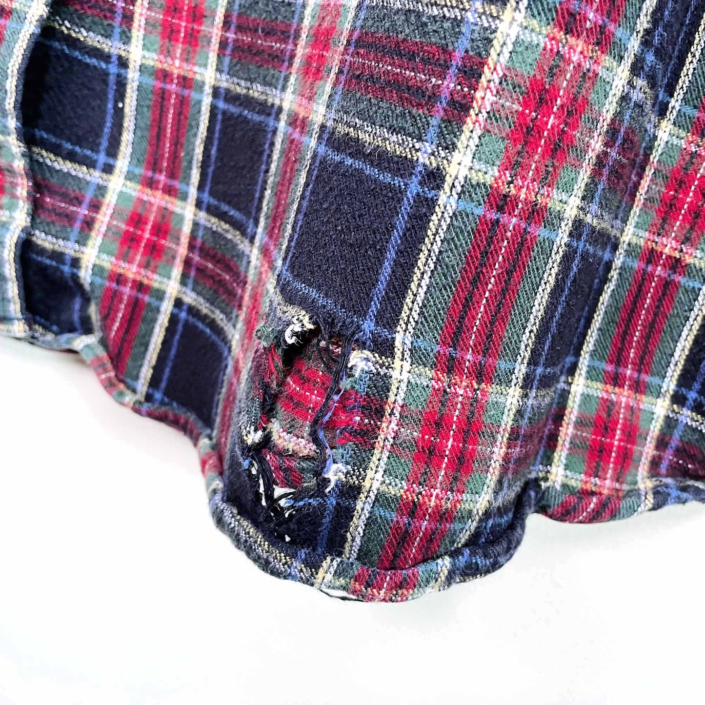 ll bean plaid flannel button down shirt - size 2x