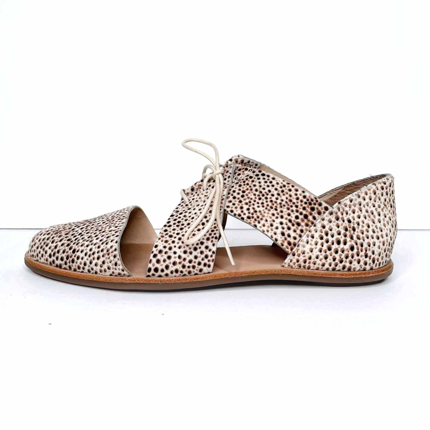 loeffler randall willa spotted cut-out oxfords - size 7.5