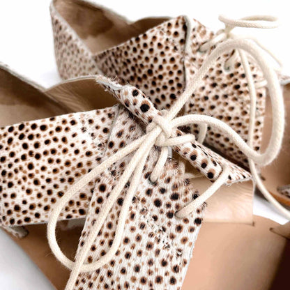 loeffler randall willa spotted cut-out oxfords - size 7.5