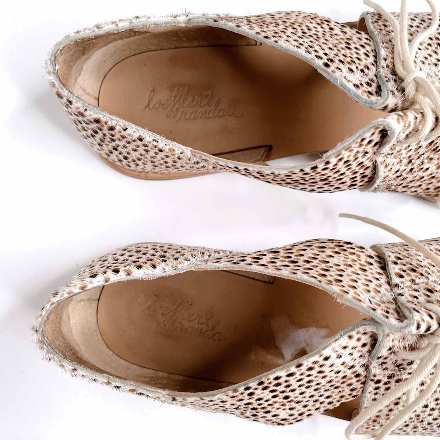 loeffler randall willa spotted cut-out oxfords - size 7.5