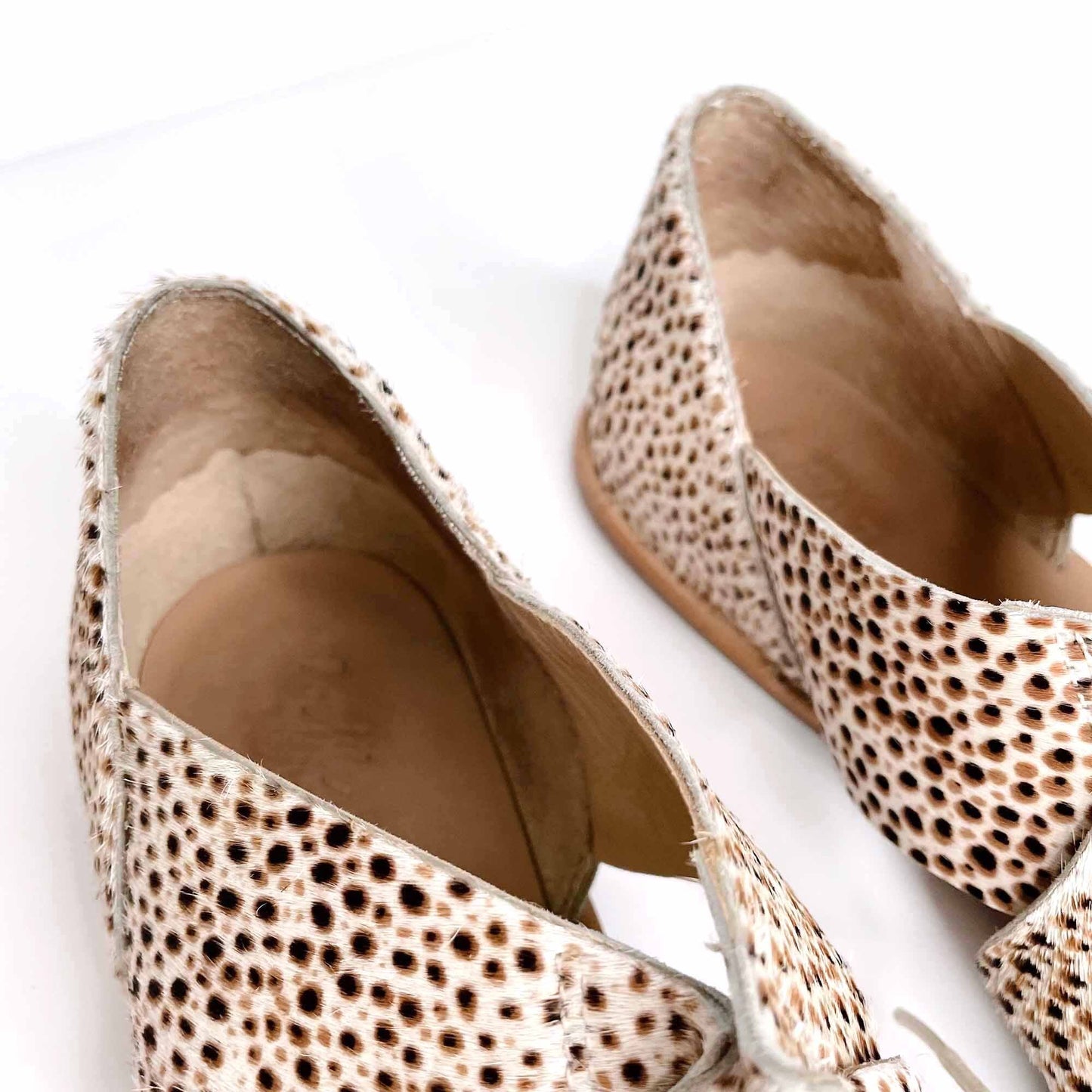 loeffler randall willa spotted cut-out oxfords - size 7.5