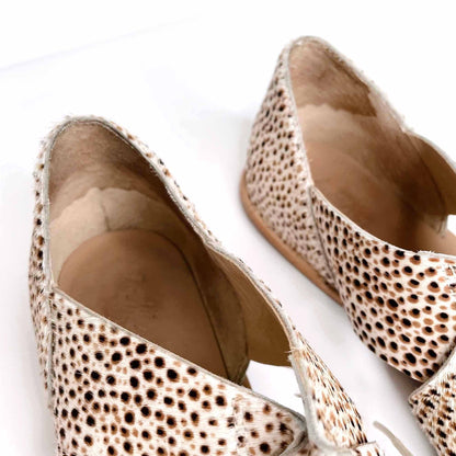 loeffler randall willa spotted cut-out oxfords - size 7.5