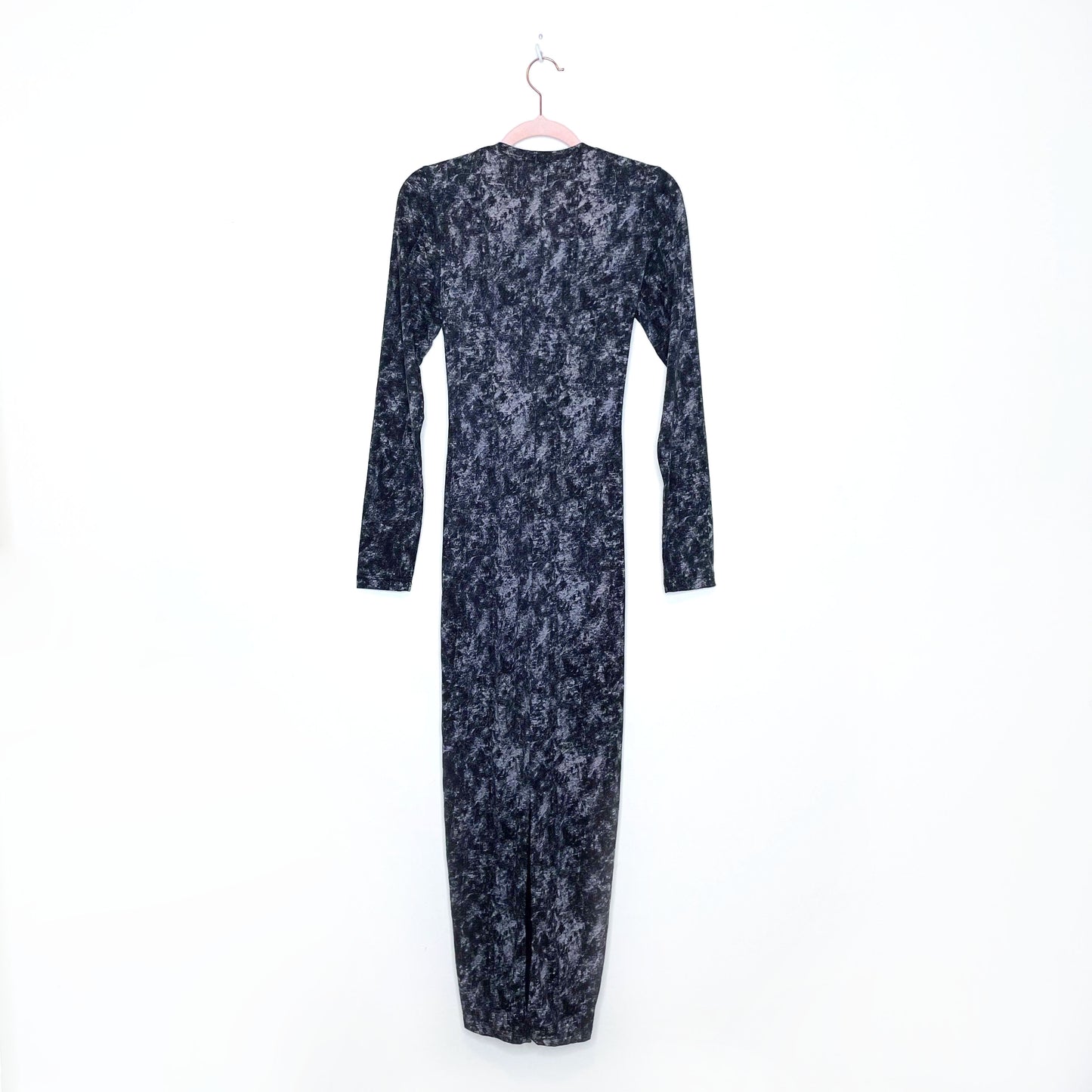 nwt uo honey punch knot-front maxi dress - size medium