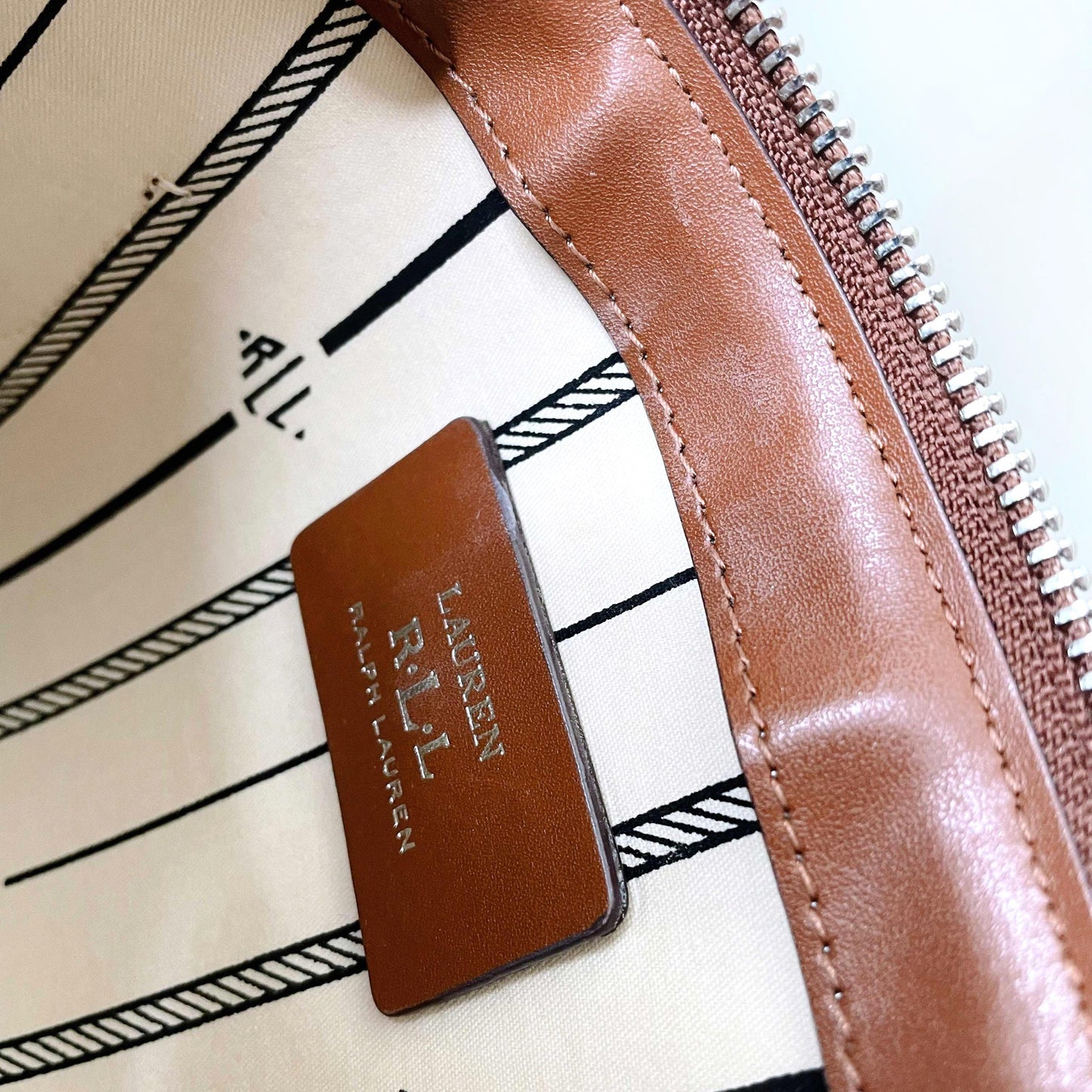 lauren ralph lauren clements floral satchel handbag