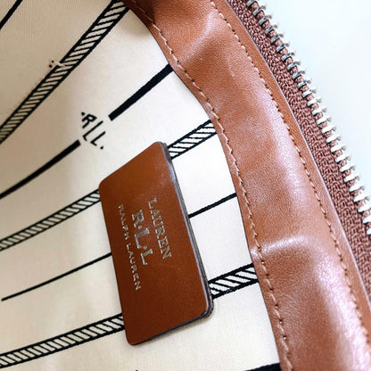 lauren ralph lauren clements floral satchel handbag