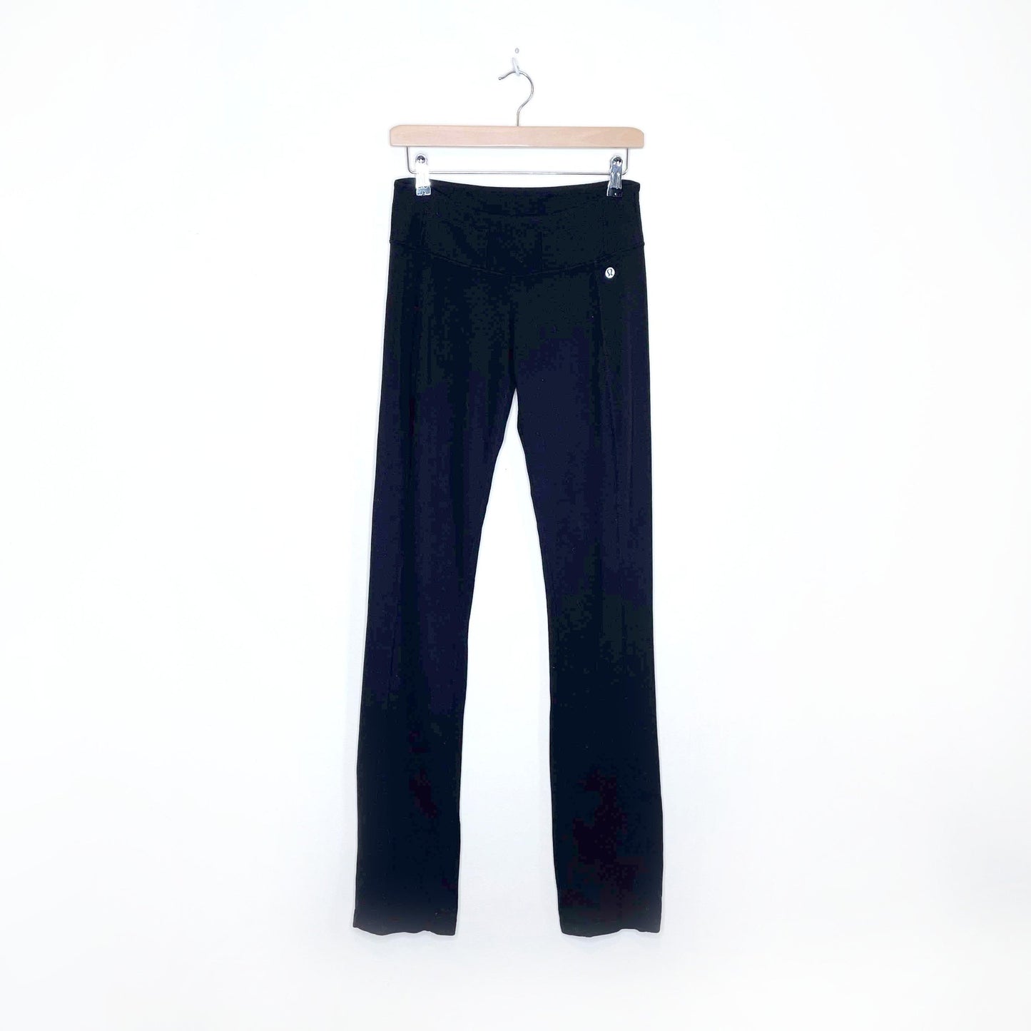 lululemon straight slim yoga pant with belt loops - size 6