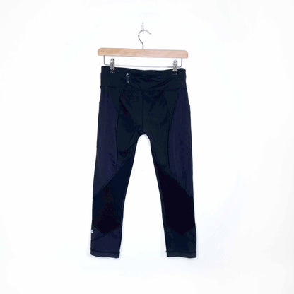lululemon run mesh pocket crop tights - size 6