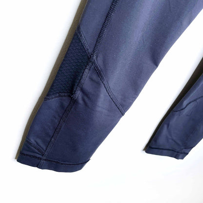 lululemon run mesh pocket crop tights - size 6