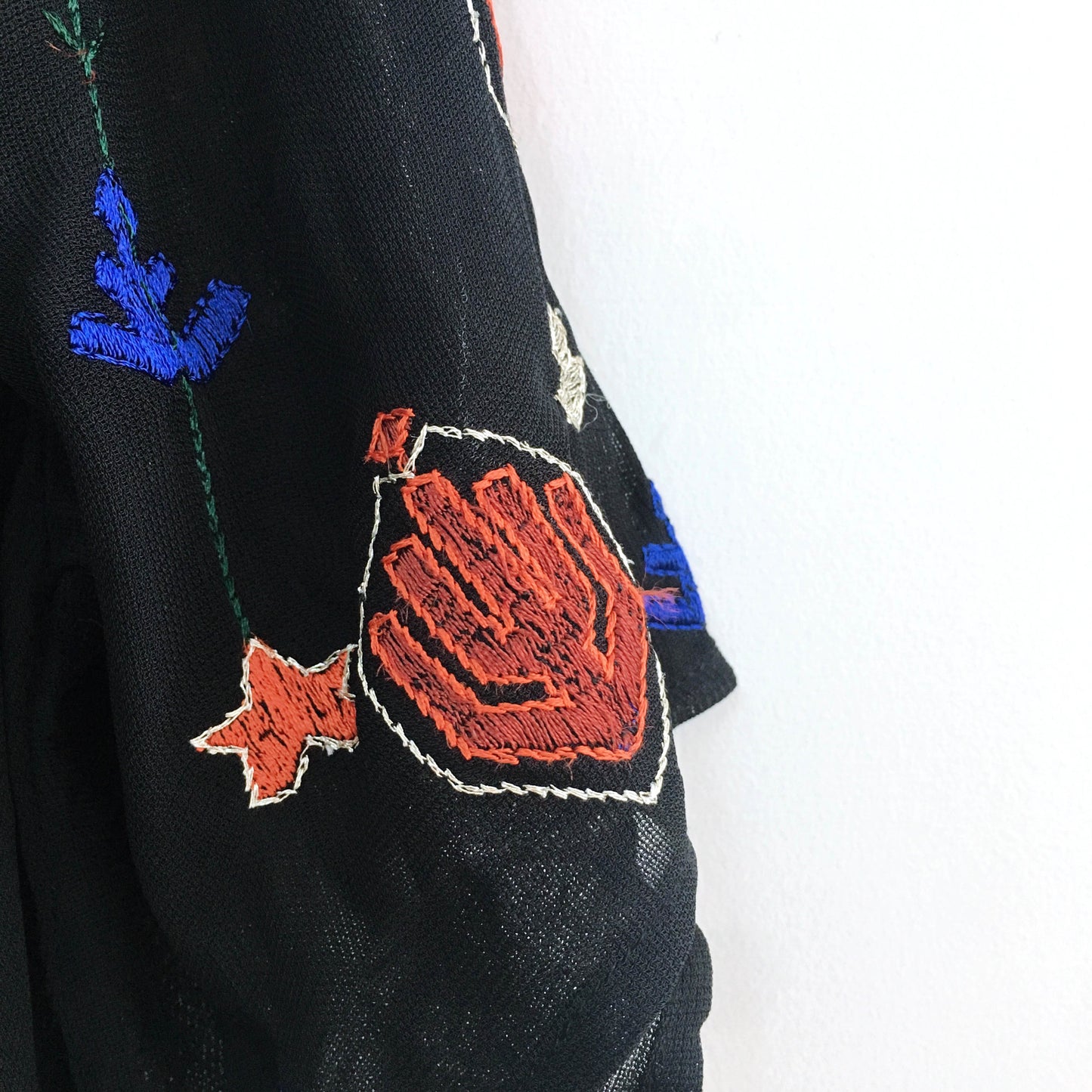 Lucky Brand Boho Embroidered Top - size Large