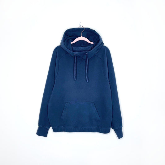 lululemon warm for winter hoodie in mach blue - size 10