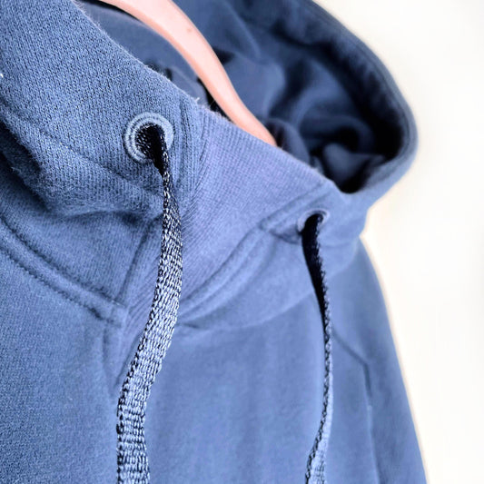 lululemon warm for winter hoodie in mach blue - size 10